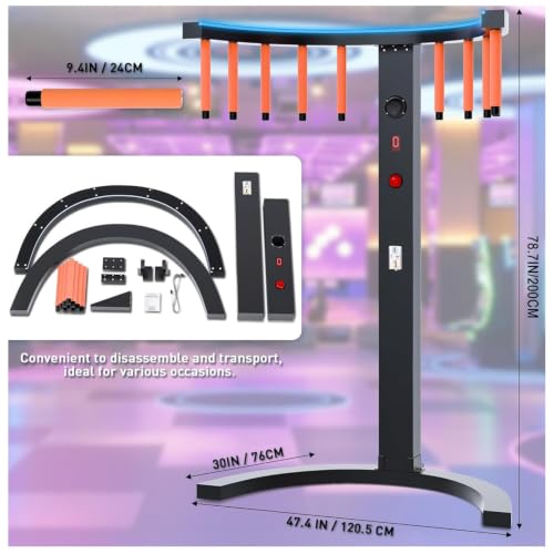 FXNFXLA Hand Eye Coordination Training Catch Stick Game Machine