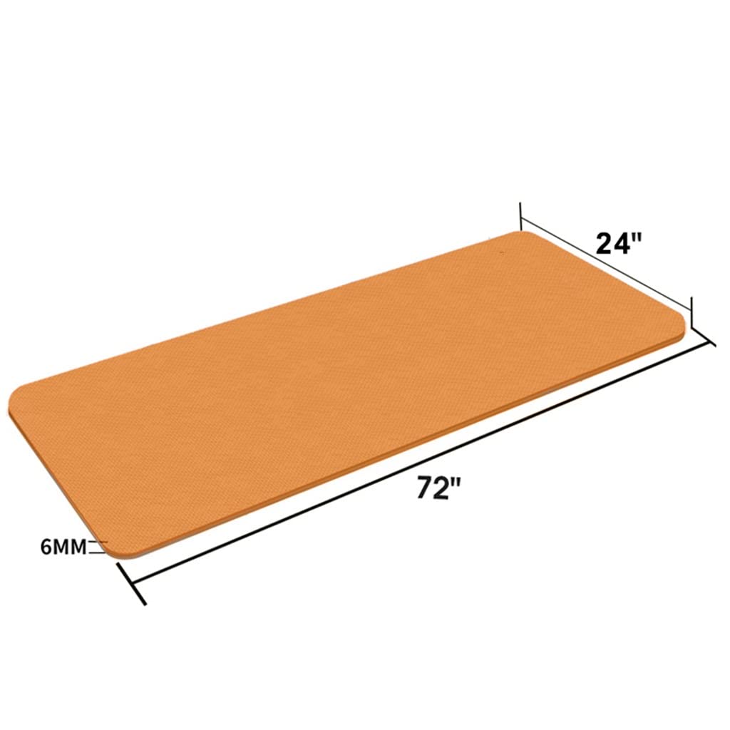 Extra Thick Double-Sided Yoga Mat for Workout, Pilates & Fitness Training