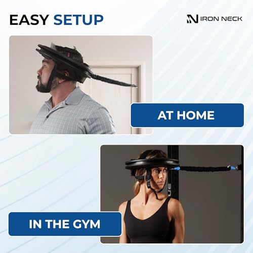 360° Neck Trainer with Resistance Bands for Strength Training & Rehabilitation