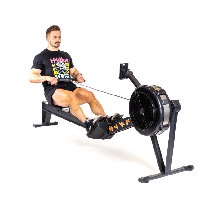 Rowing Machine Bells of Steel - Blitz Air Rower Fan Cardio, 320 lb Home