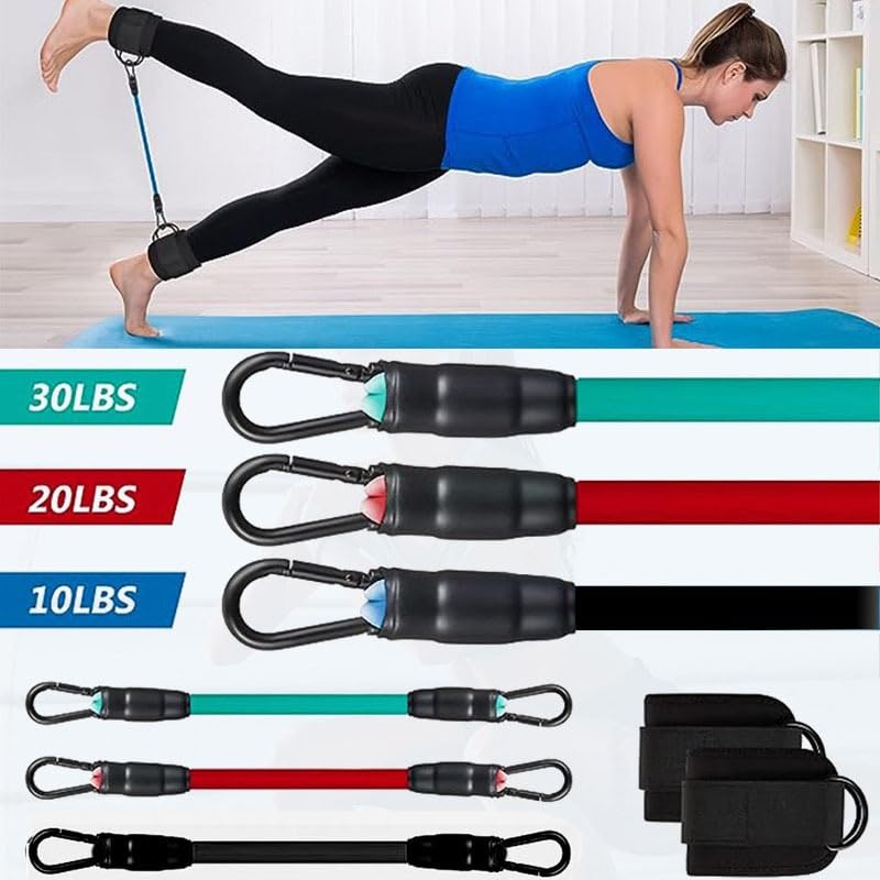 Leg Resistance Band Set for Core Strength & Lower Body Training