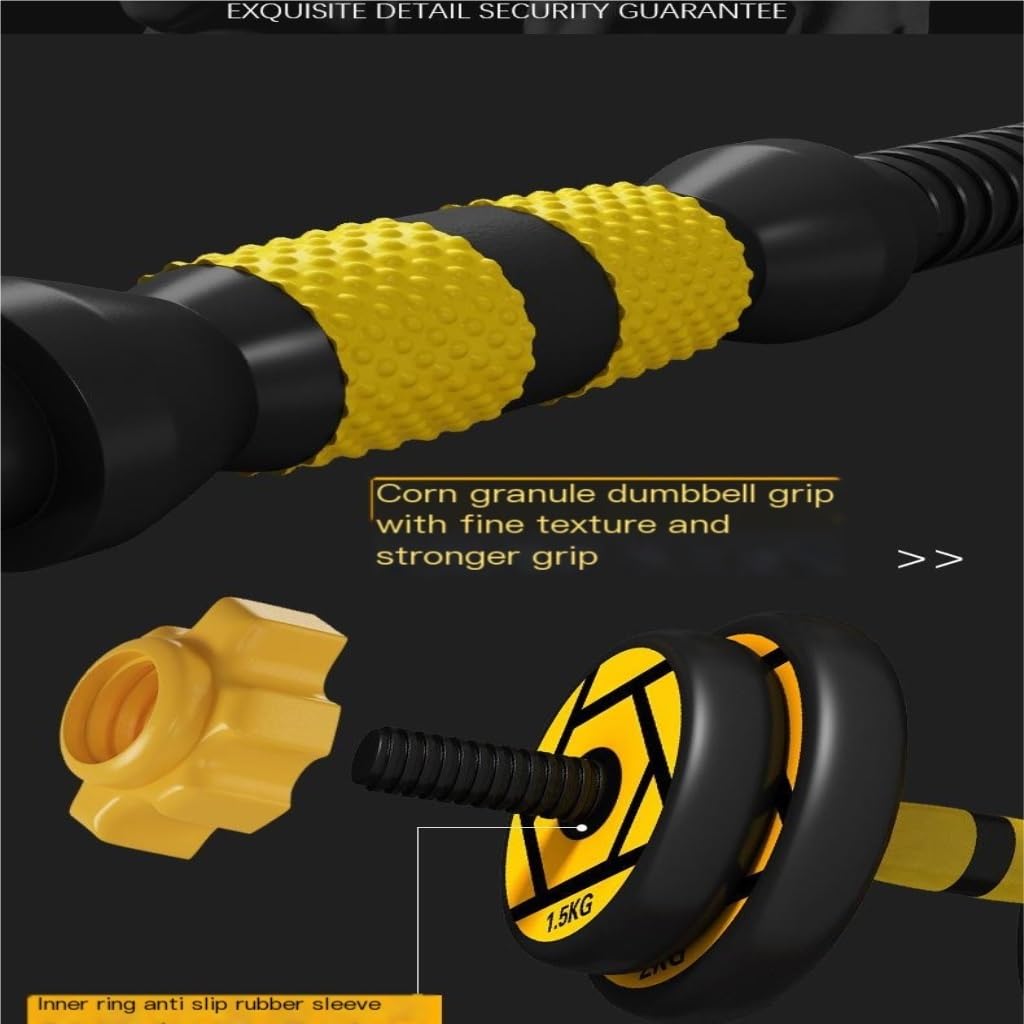 Adjustable Dumbbell & Barbell Set for Home Fitness Training