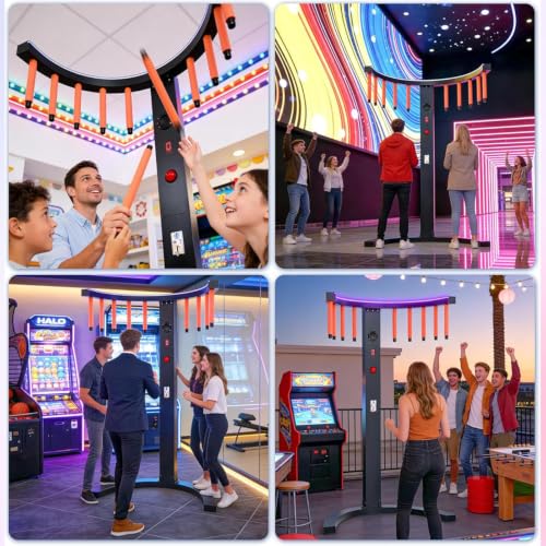 FXNFXLA Hand Eye Coordination Training Catch Stick Game Machine