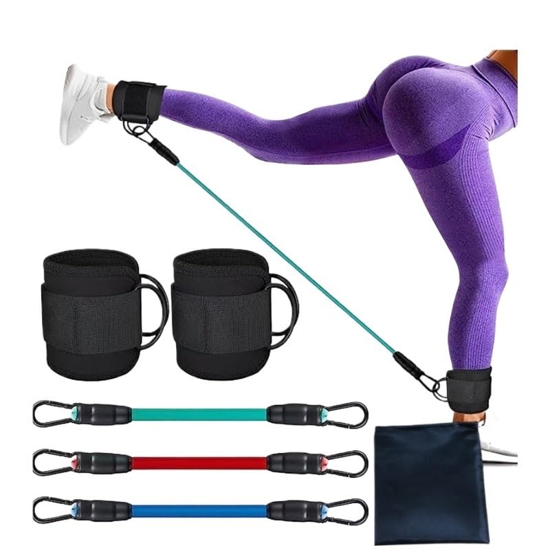 Leg Resistance Band Set for Core Strength & Lower Body Training