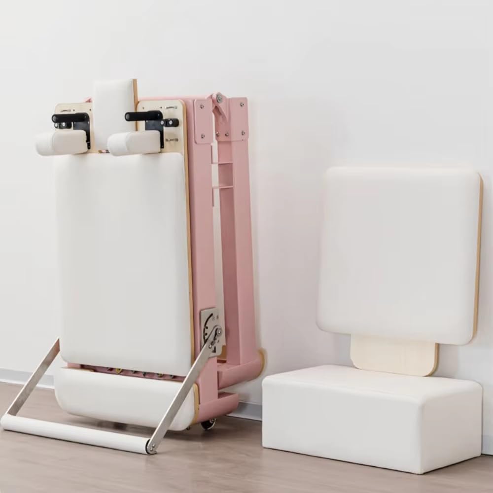 Foldable Pilates Reformer with Jump Board for Home & Studio Training