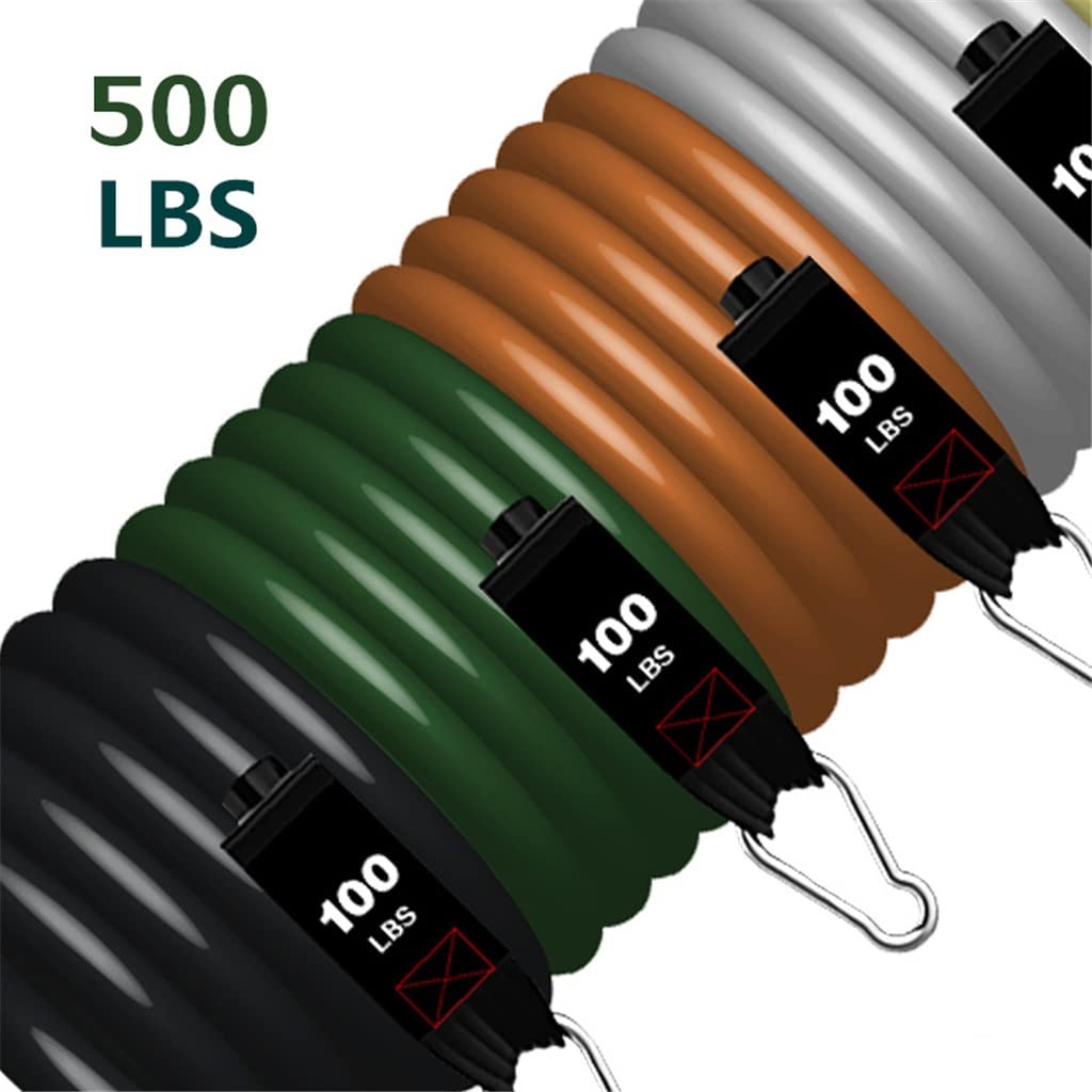 11-Piece Heavy Duty Resistance Band Set with Handles for Strength Training