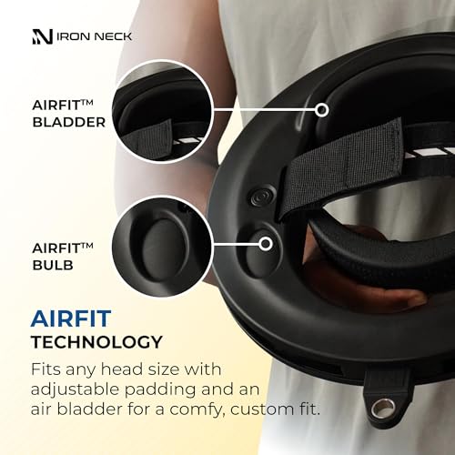 360° Neck Trainer with Resistance Bands for Strength Training & Rehabilitation