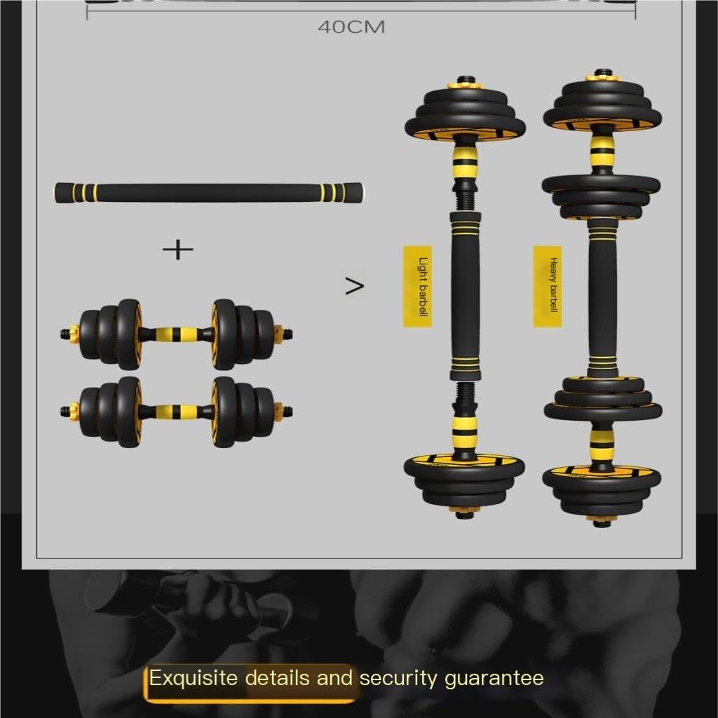 Adjustable Dumbbell & Barbell Set for Home Fitness Training