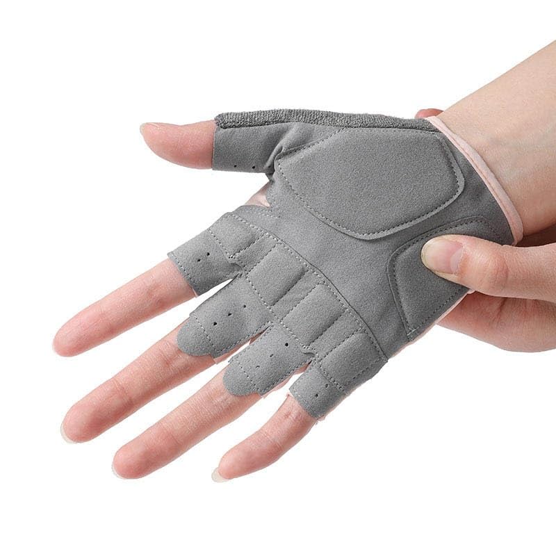 Half Finger Fitness Gloves with Anti-Slip Wrist Support for Training