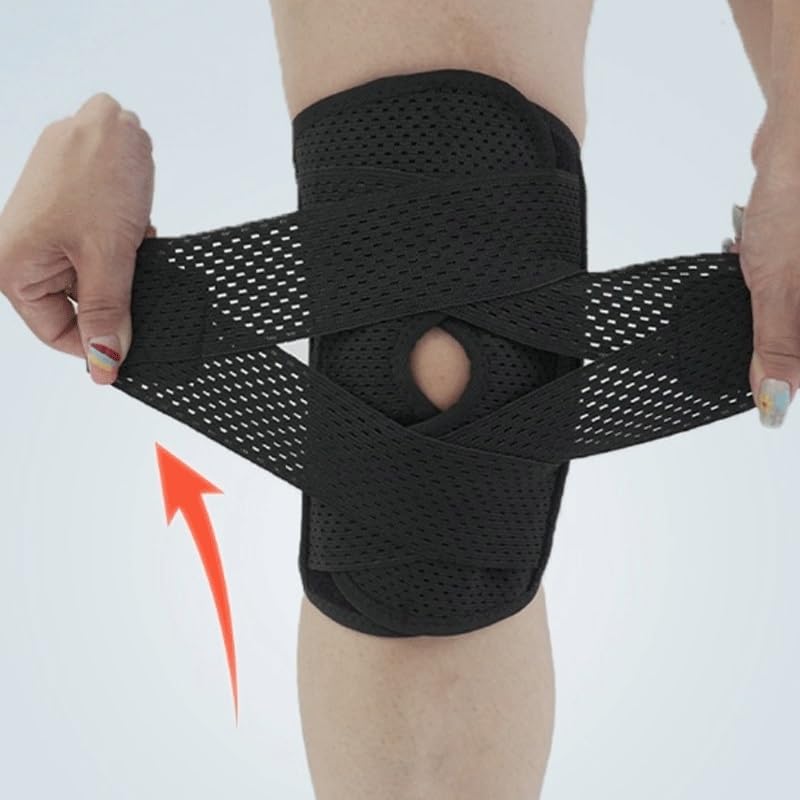 MVNOIRE Knee Brace Joint Protection Gear Strap Knitted Breathable Guard