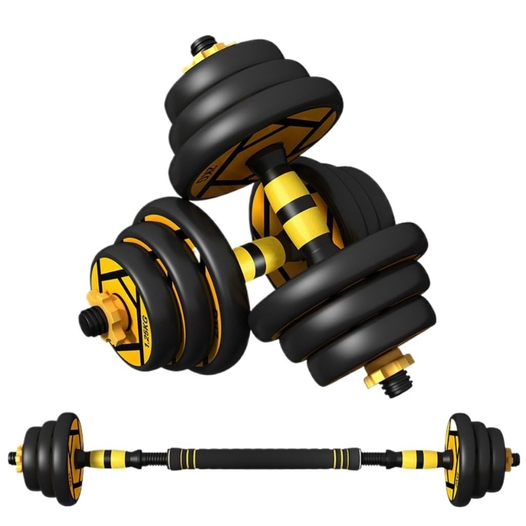 Adjustable Dumbbell & Barbell Set for Home Fitness Training