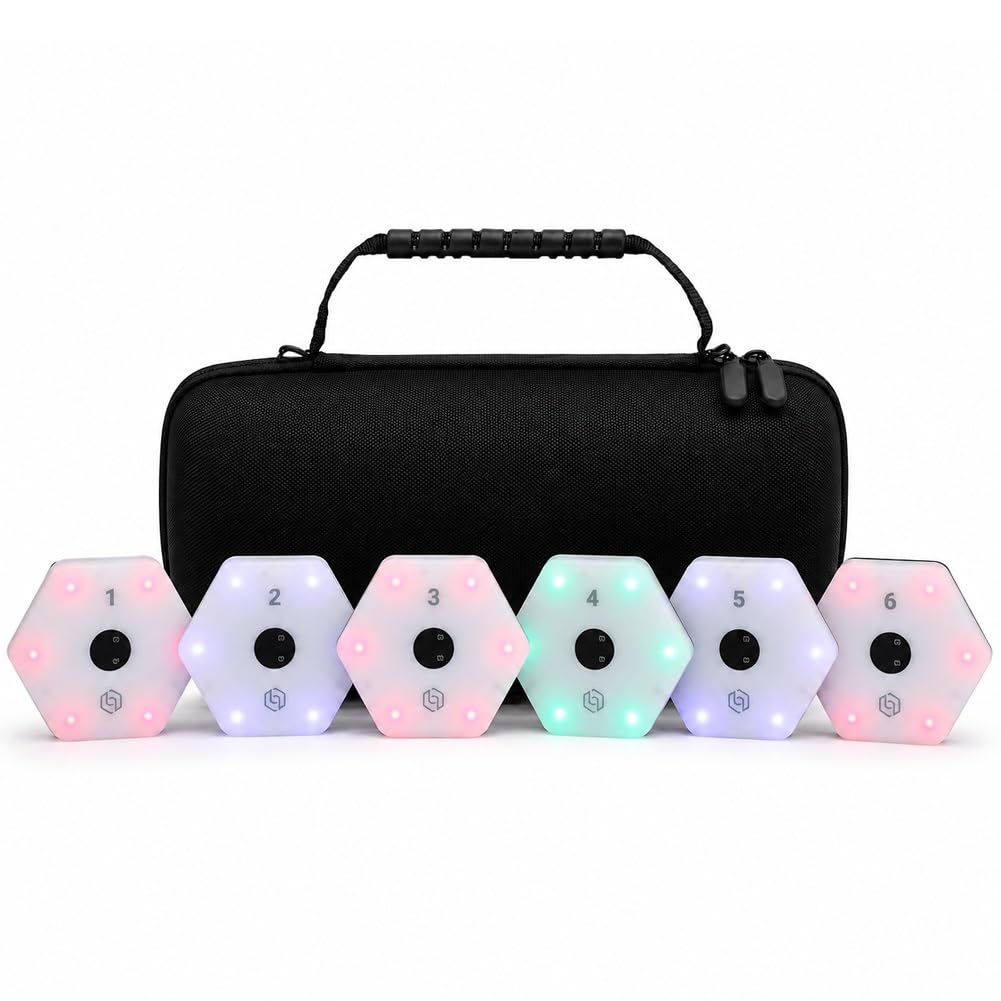 chengxiaorui Reaction Training Lights, Type-C Rechargeable Reflex Pods,