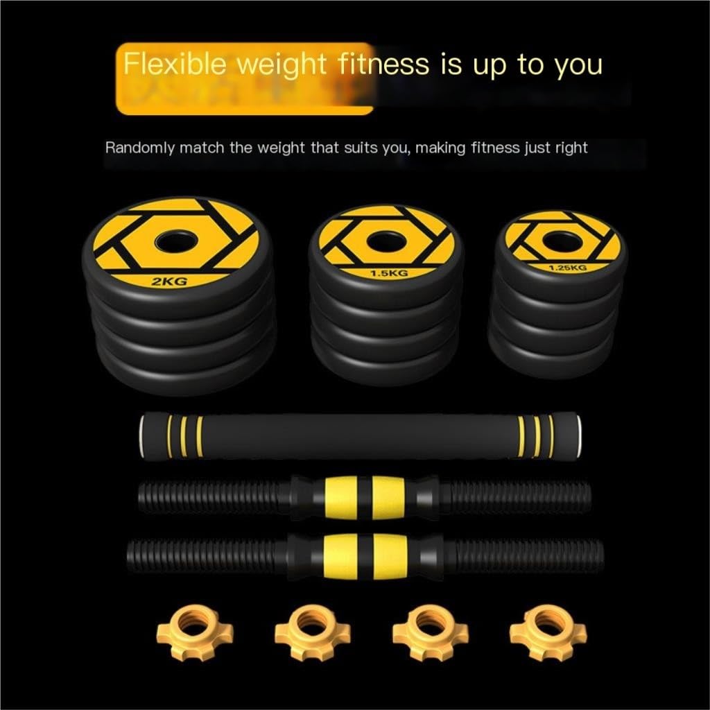 Adjustable Dumbbell & Barbell Set for Home Fitness Training