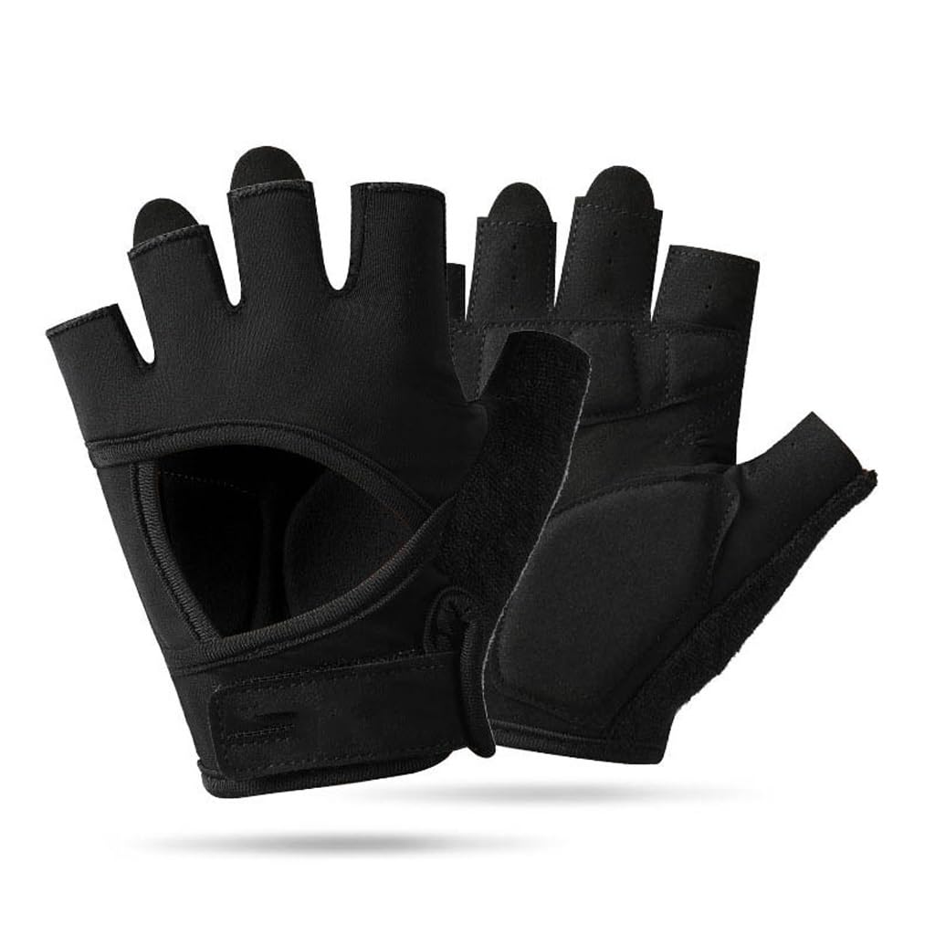 Half Finger Fitness Gloves with Anti-Slip Wrist Support for Training