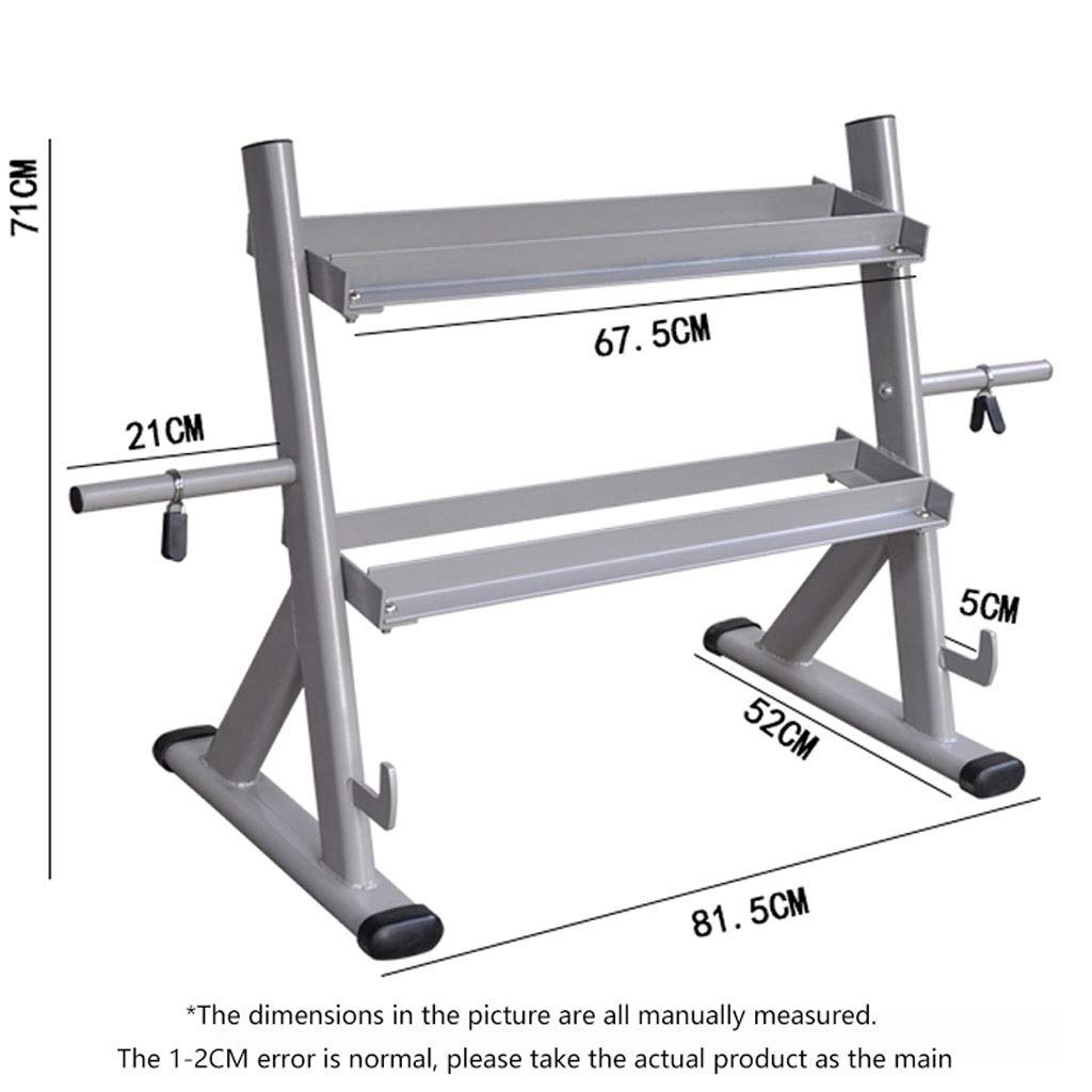 2-Tier Dumbbell Rack for Home Gym Storage & Fitness Equipment