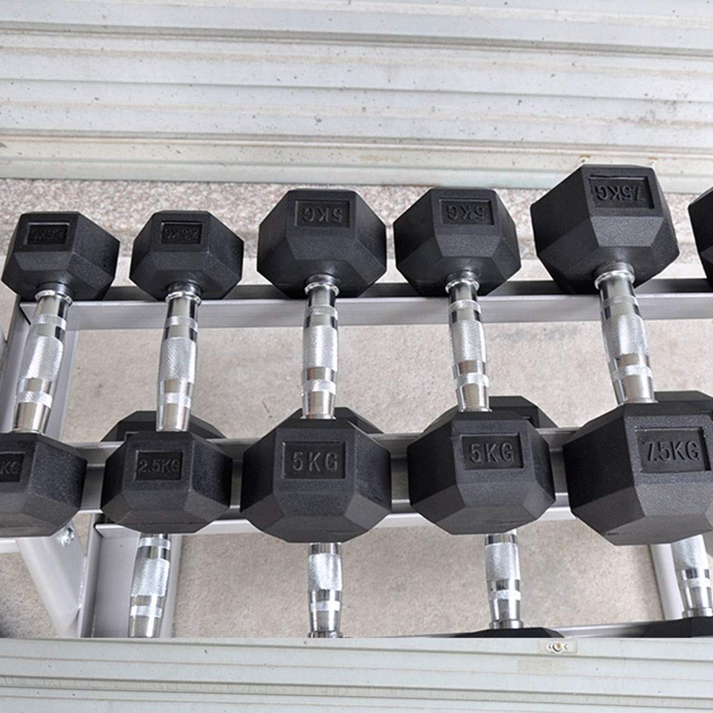 2-Tier Dumbbell Rack for Home Gym Storage & Fitness Equipment