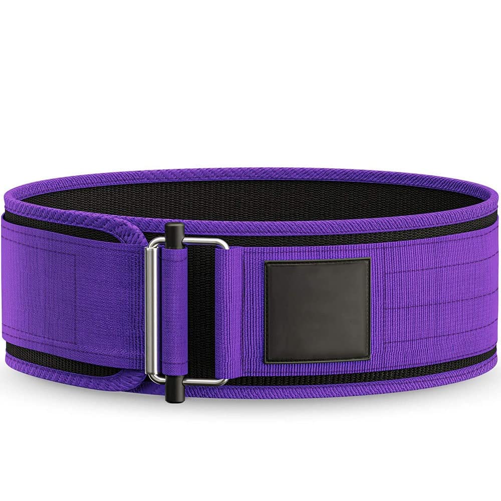 Quick Lock Weightlifting Belt for Strength Training & Lifting Support