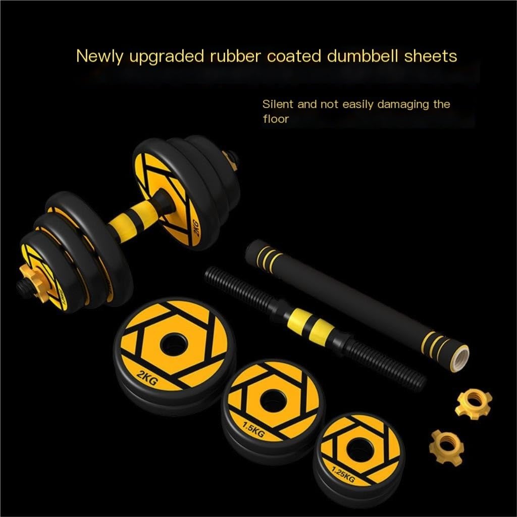 Adjustable Dumbbell & Barbell Set for Home Fitness Training