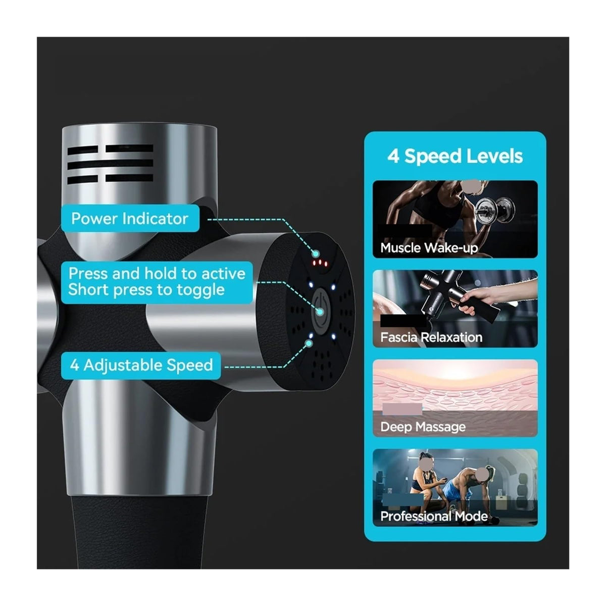 Massage Gun for Deep Tissue Muscle Recovery & Relaxation