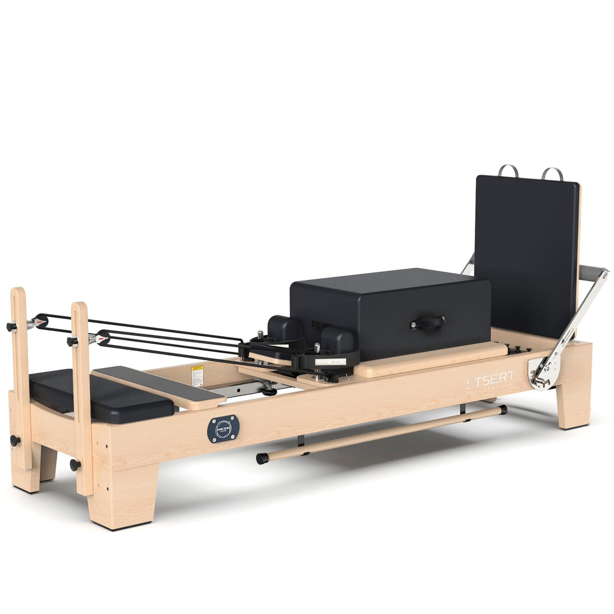 Pilates Reformer Machine with Accessories for Home & Studio Training
