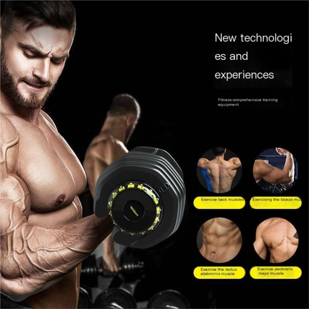 Adjustable Dumbbell Set for Home Fitness & Strength Training