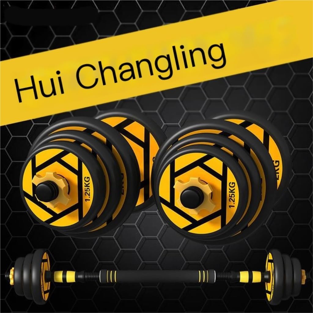 Adjustable Dumbbell & Barbell Set for Home Fitness Training