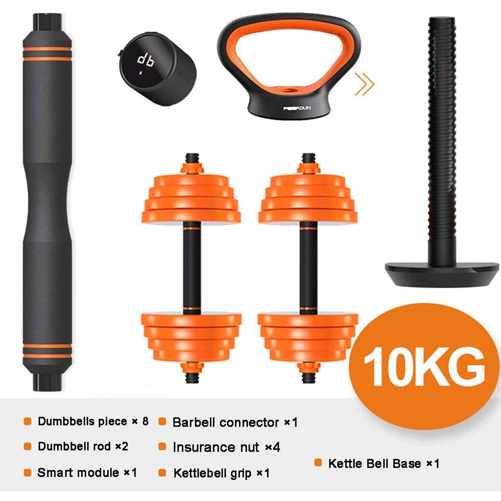 Smart Adjustable Dumbbell Barbell Set 10/20KG Fitness Equipment