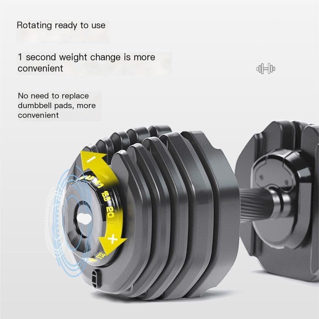 Adjustable Dumbbell Set for Home Fitness & Strength Training