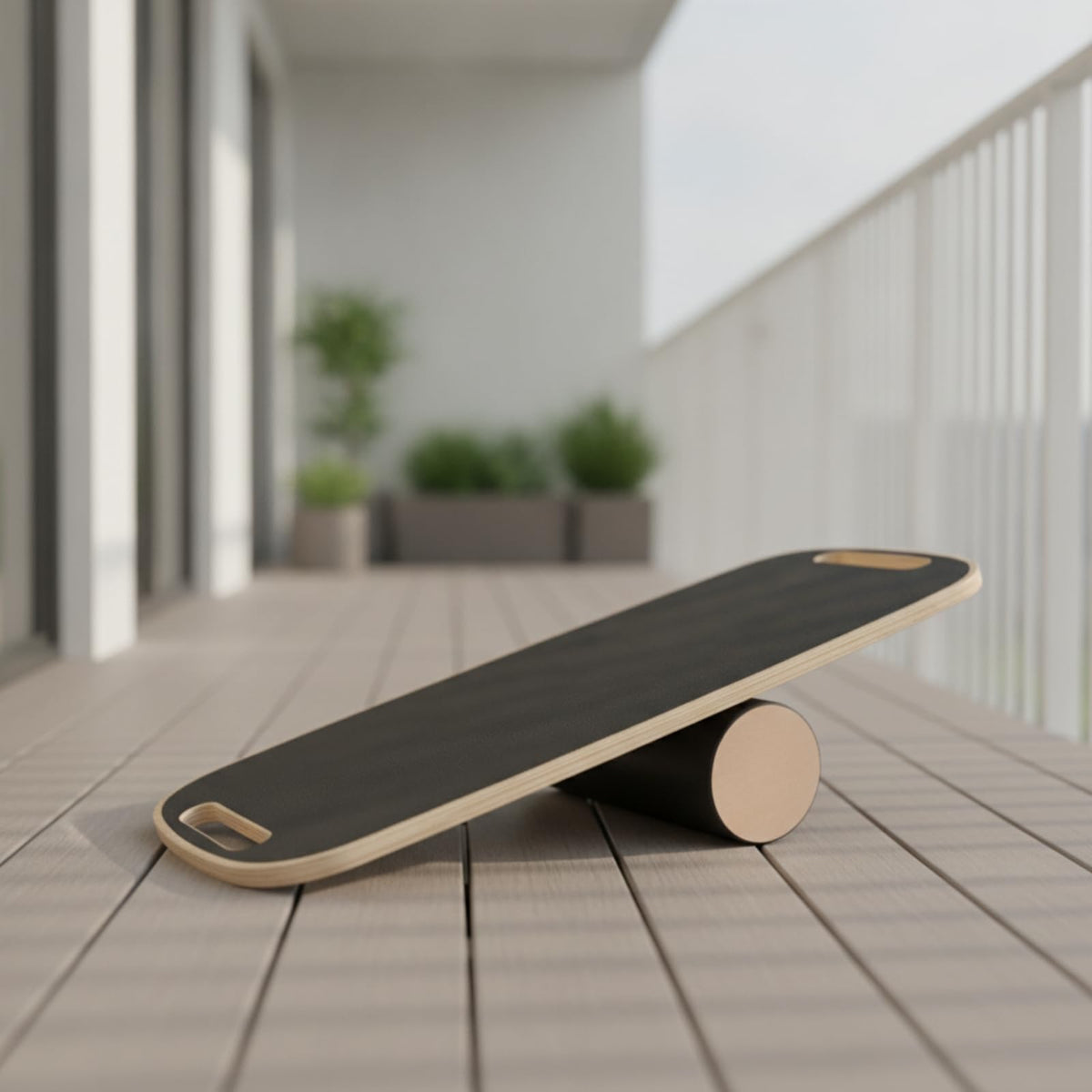 Balance Board with Handholds for Home Workout & Pilates Training