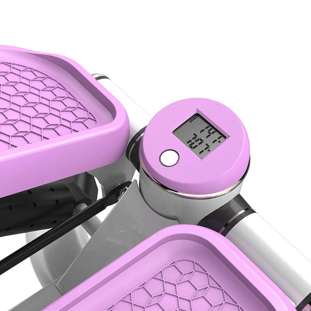 Hydraulic Stepper with Resistance Bands for Home Cardio Training