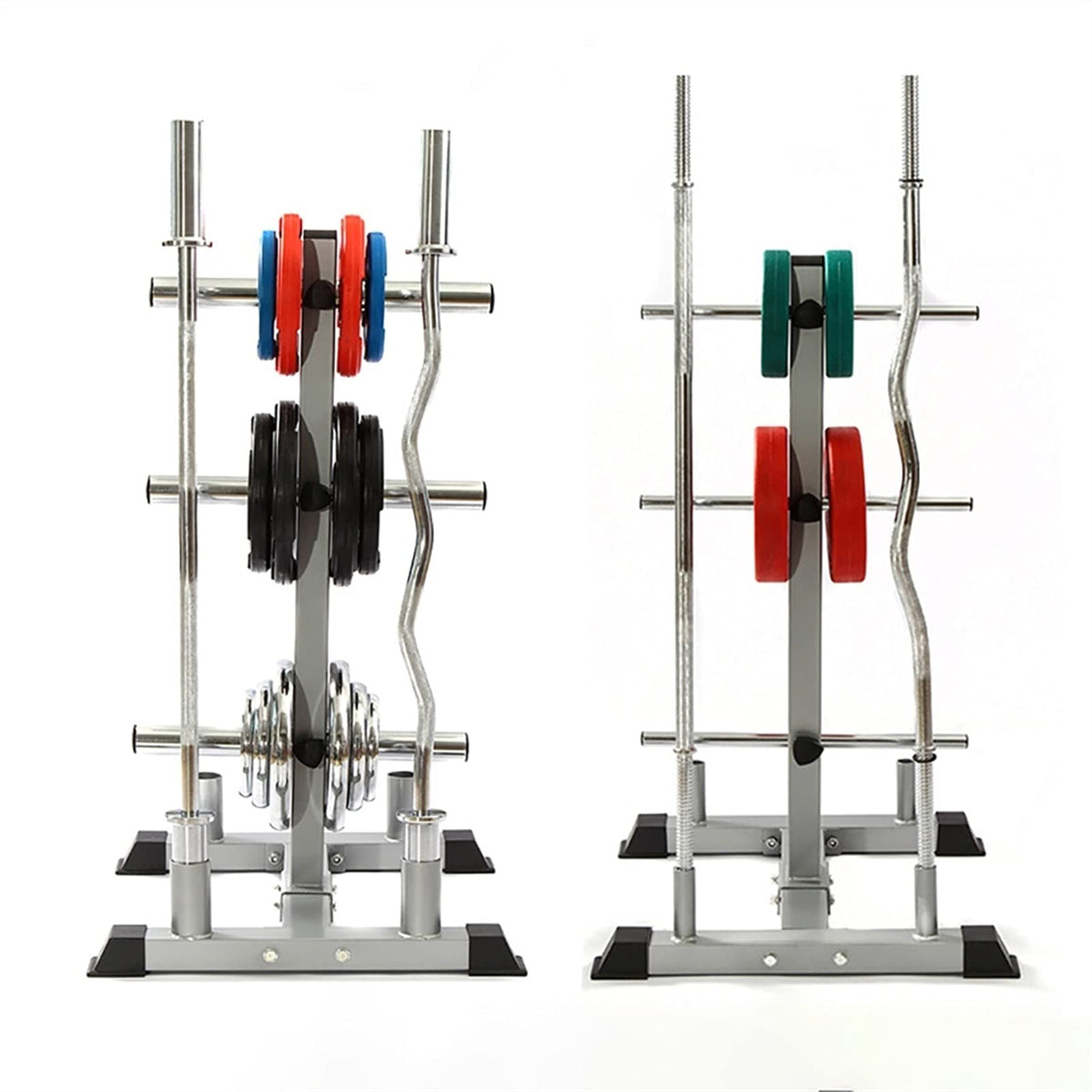 Vertical Barbell Rack for Home Gym Storage & Workout Equipment