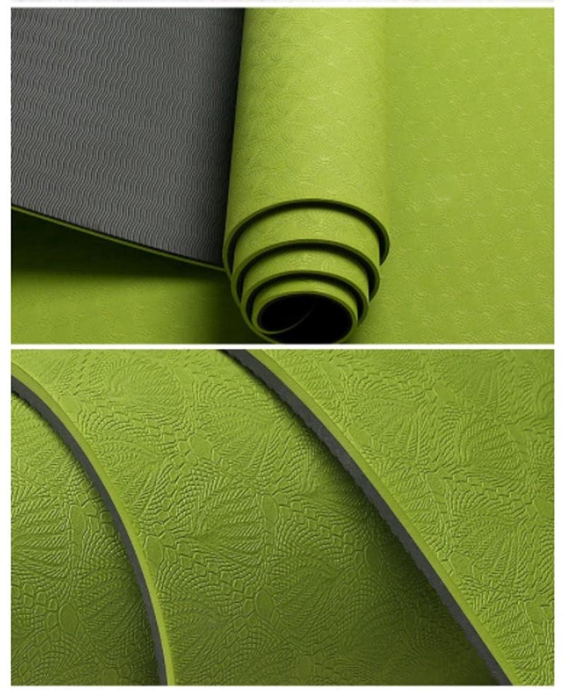 TPE Anti-Slip Yoga Mat for Home Gym, Pilates & Fitness Training