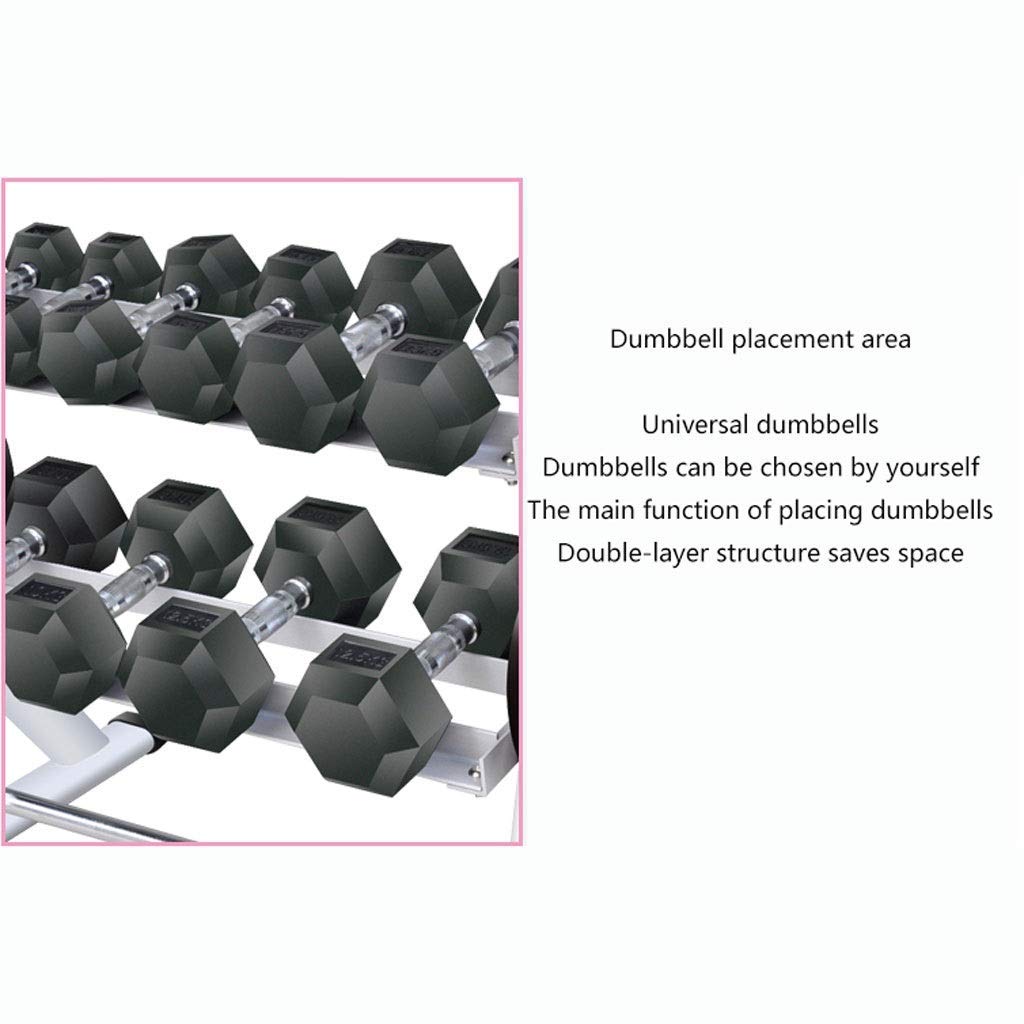 2-Tier Dumbbell Rack for Home Gym Storage & Fitness Equipment