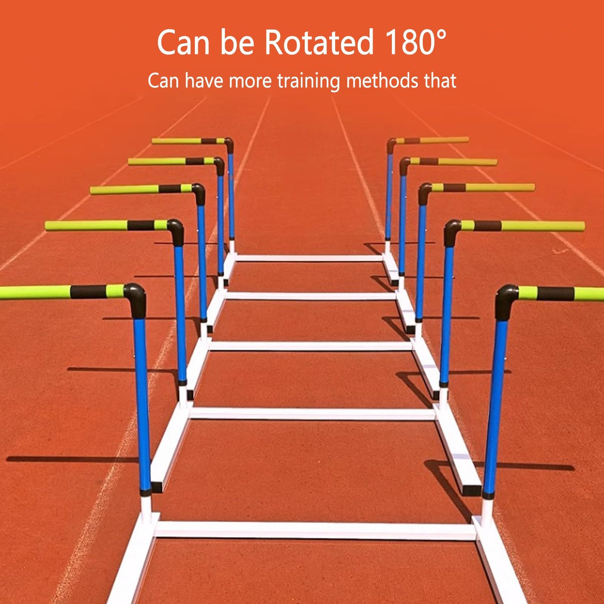 Adjustable Speed Agility Training Hurdles for Soccer, Basketball & Fitness Training