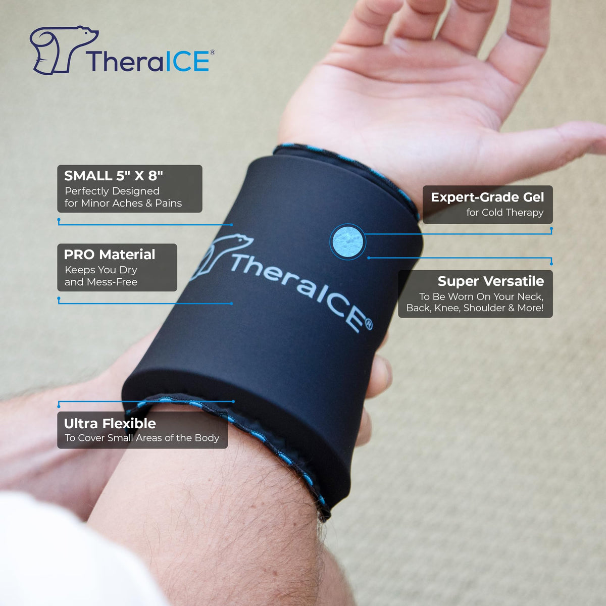 Reusable Cold Therapy Gel Ice Pack for Muscle Recovery & Pain Relief