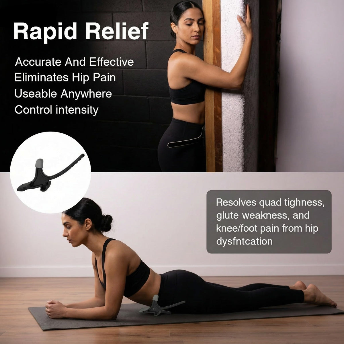 Hip Release Massage Tool for Psoas & Iliacus Muscle Recovery