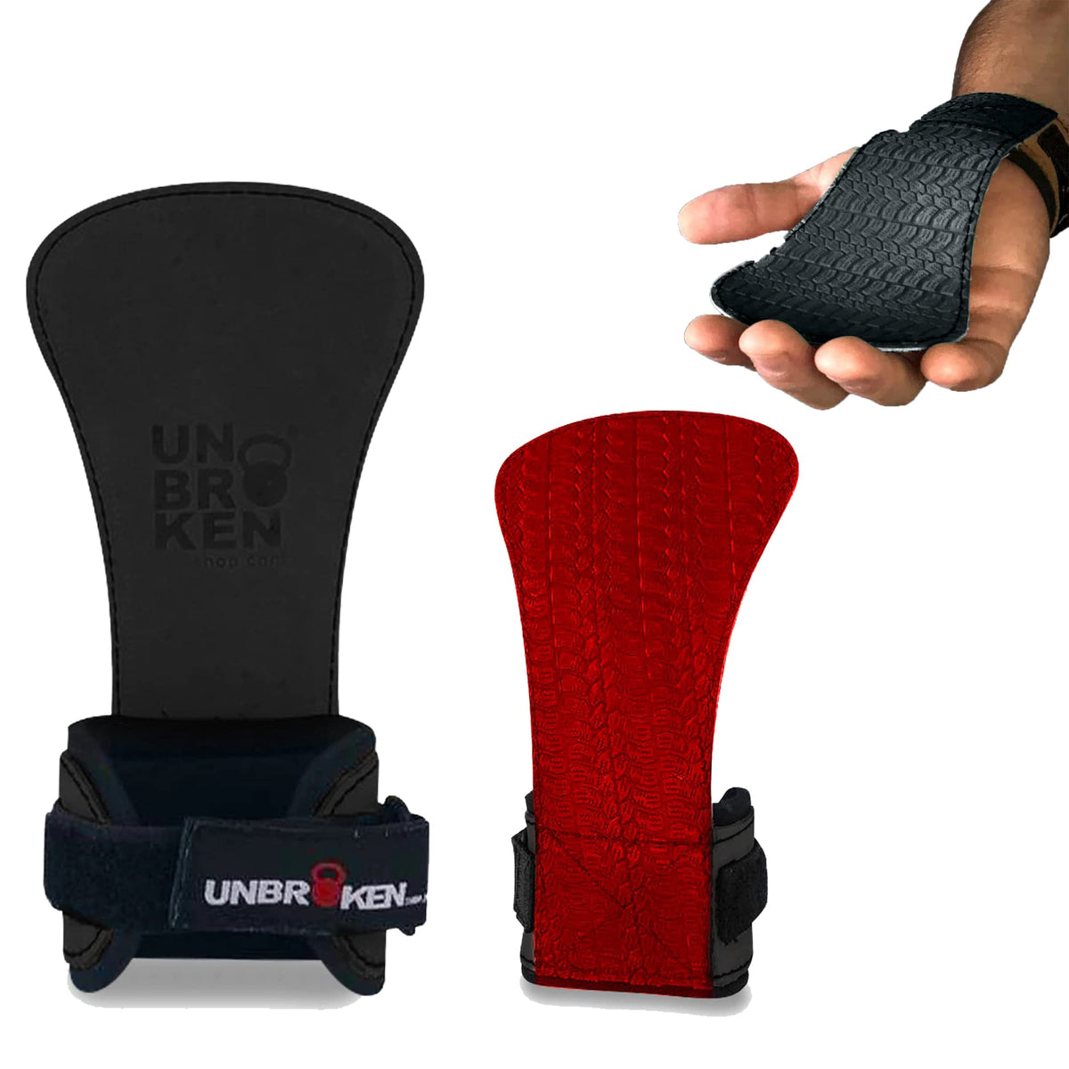 Wrist Straps with Hand Grip Support for Weightlifting & Cross Training