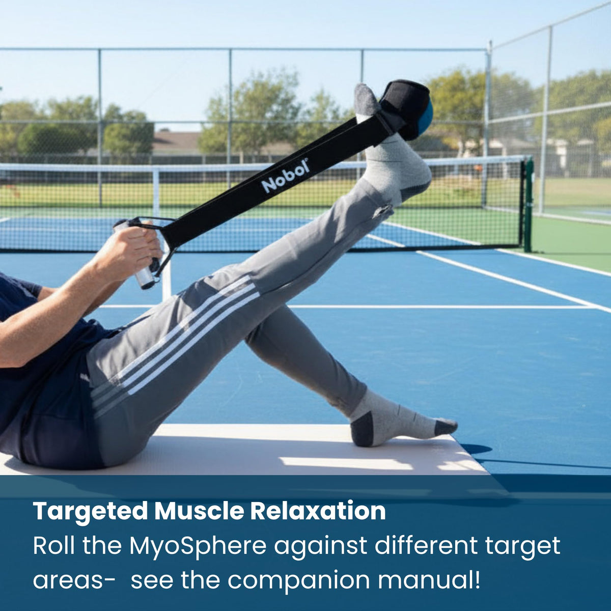Muscle Recovery Kit with Vibration Massage Ball & Belt Accessory