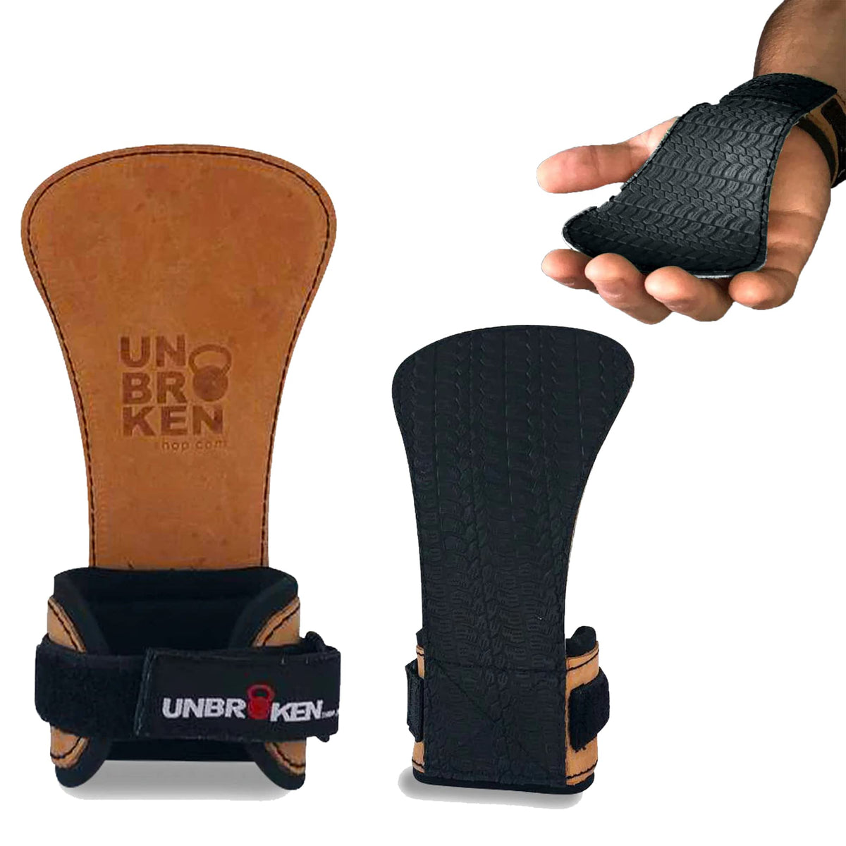 Wrist Straps with Hand Grip Support for Weightlifting & Cross Training