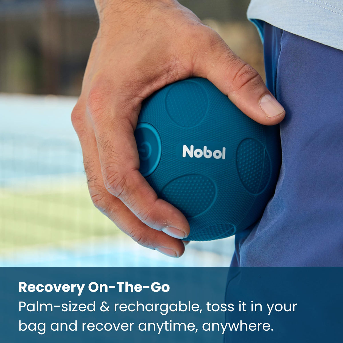 Muscle Recovery Kit with Vibration Massage Ball & Belt Accessory
