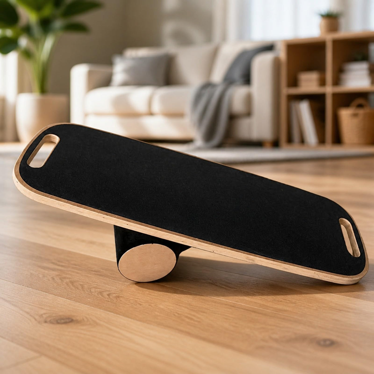 Balance Board with Handholds for Home Workout & Pilates Training
