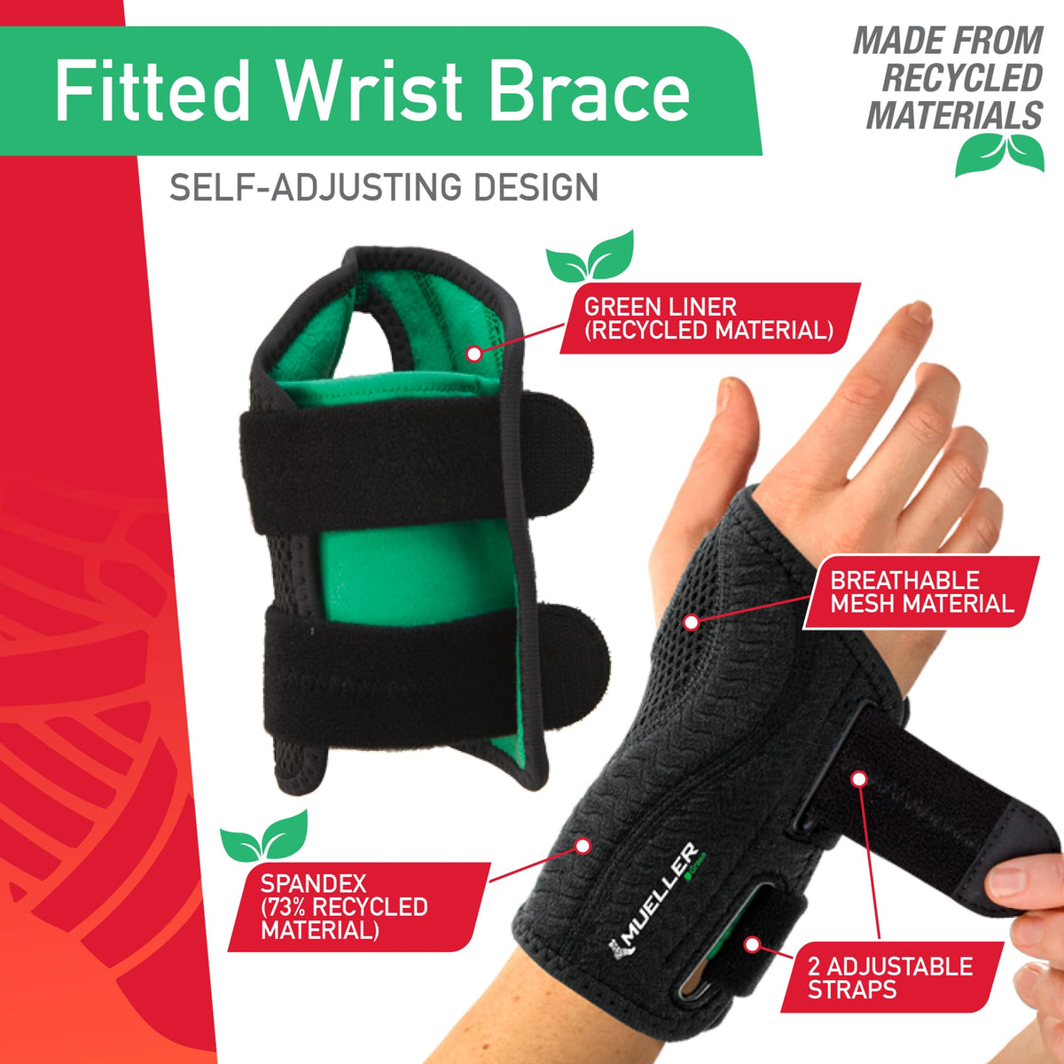 Adjustable Wrist Brace for Pain Relief & Support Training