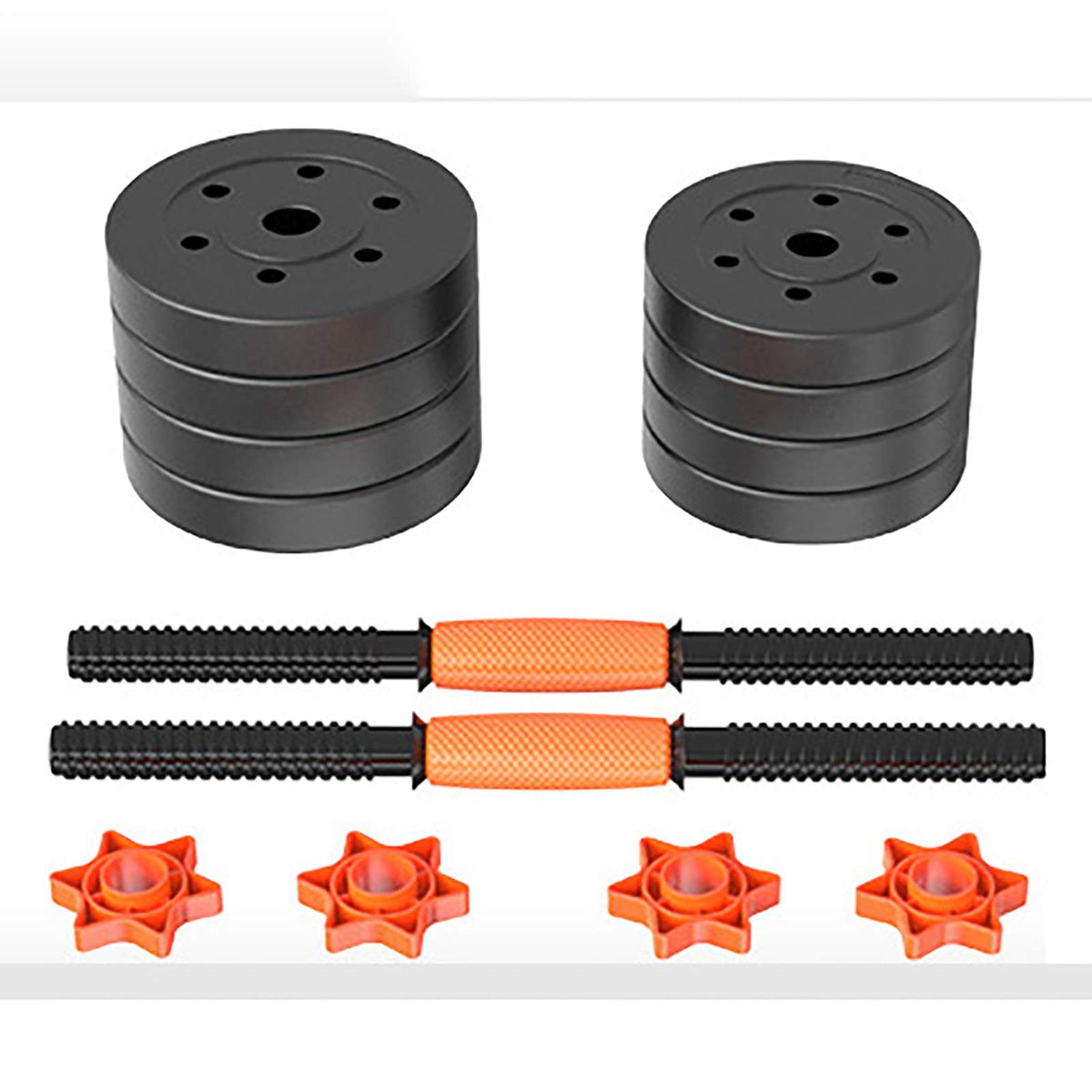 Adjustable Dumbbell & Barbell Set for Home Fitness Training