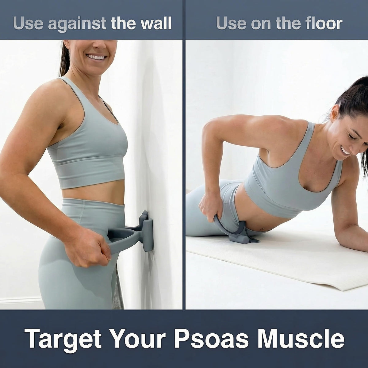 Hip Release Massage Tool for Psoas & Iliacus Muscle Recovery