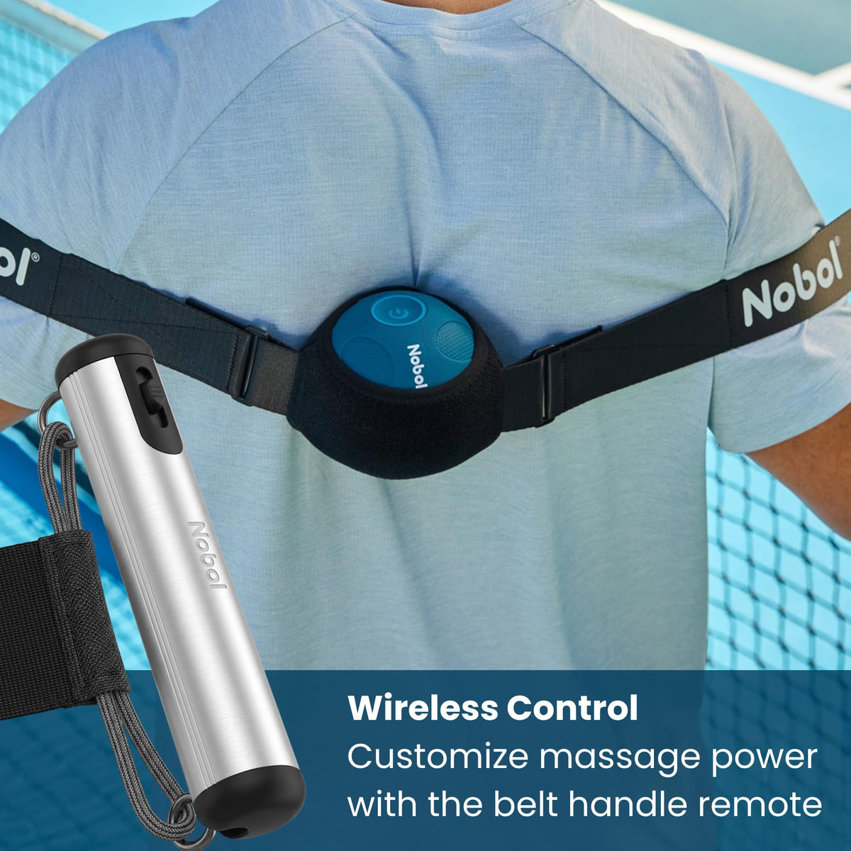 Muscle Recovery Kit with Vibration Massage Ball & Belt Accessory