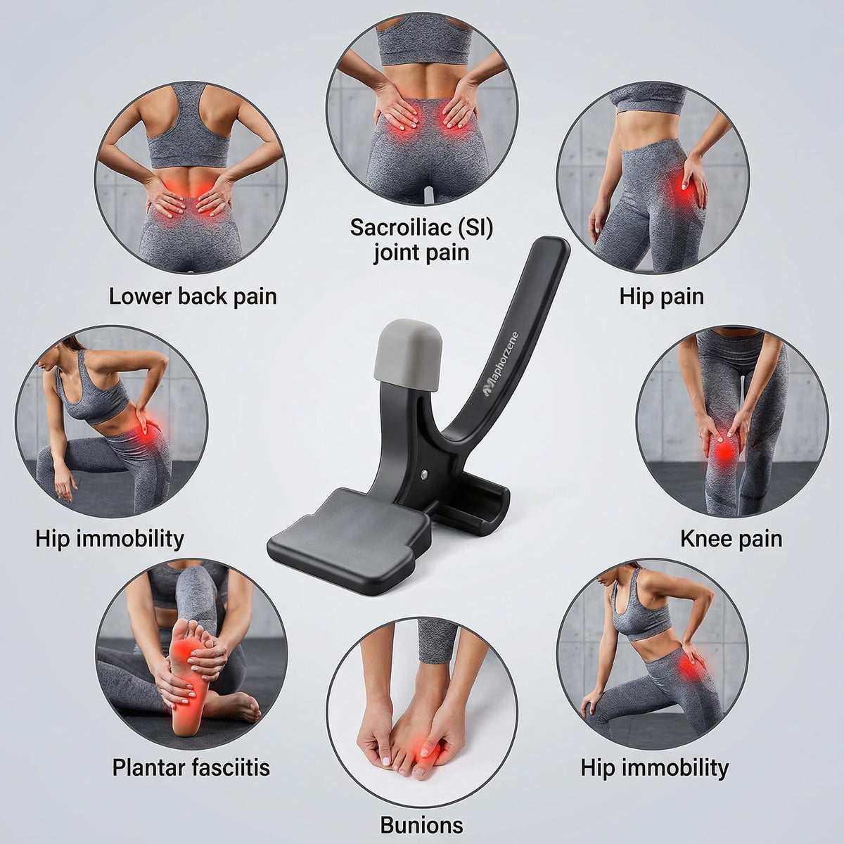 Hip Release Massage Tool for Psoas & Iliacus Muscle Recovery