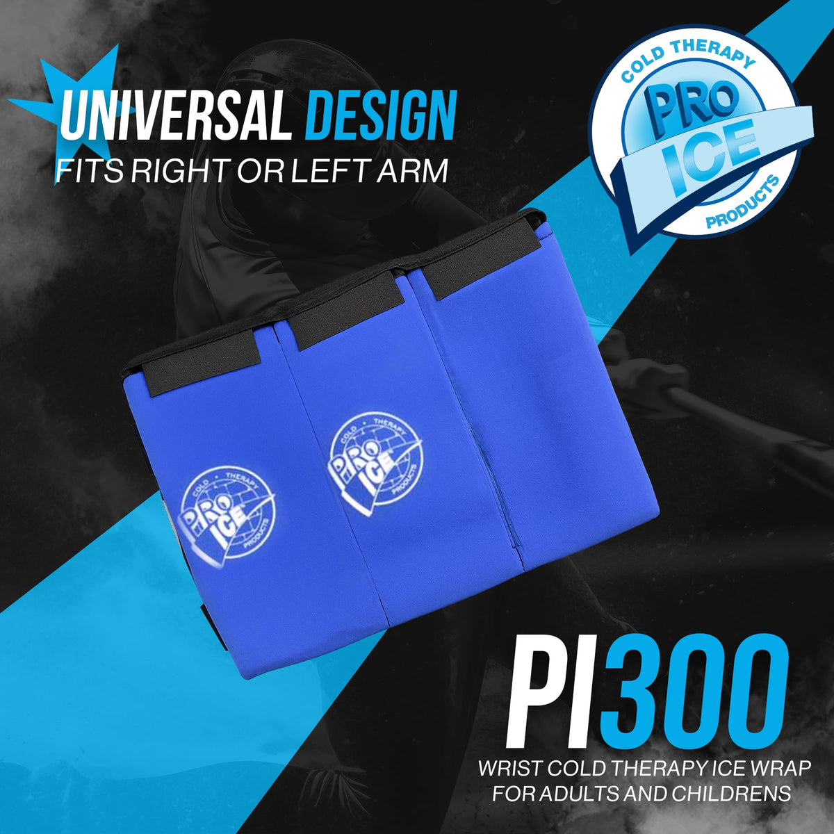 Reusable Wrist Ice Wrap with Adjustable Strap for Cold Therapy & Recovery
