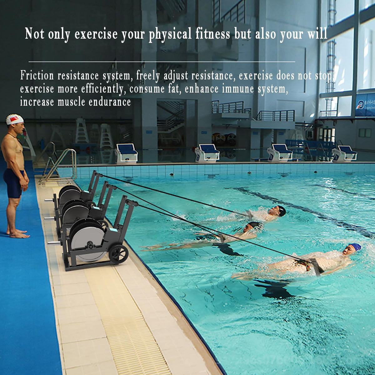 Explosive Resistance Trainer for Running & Swimming Training