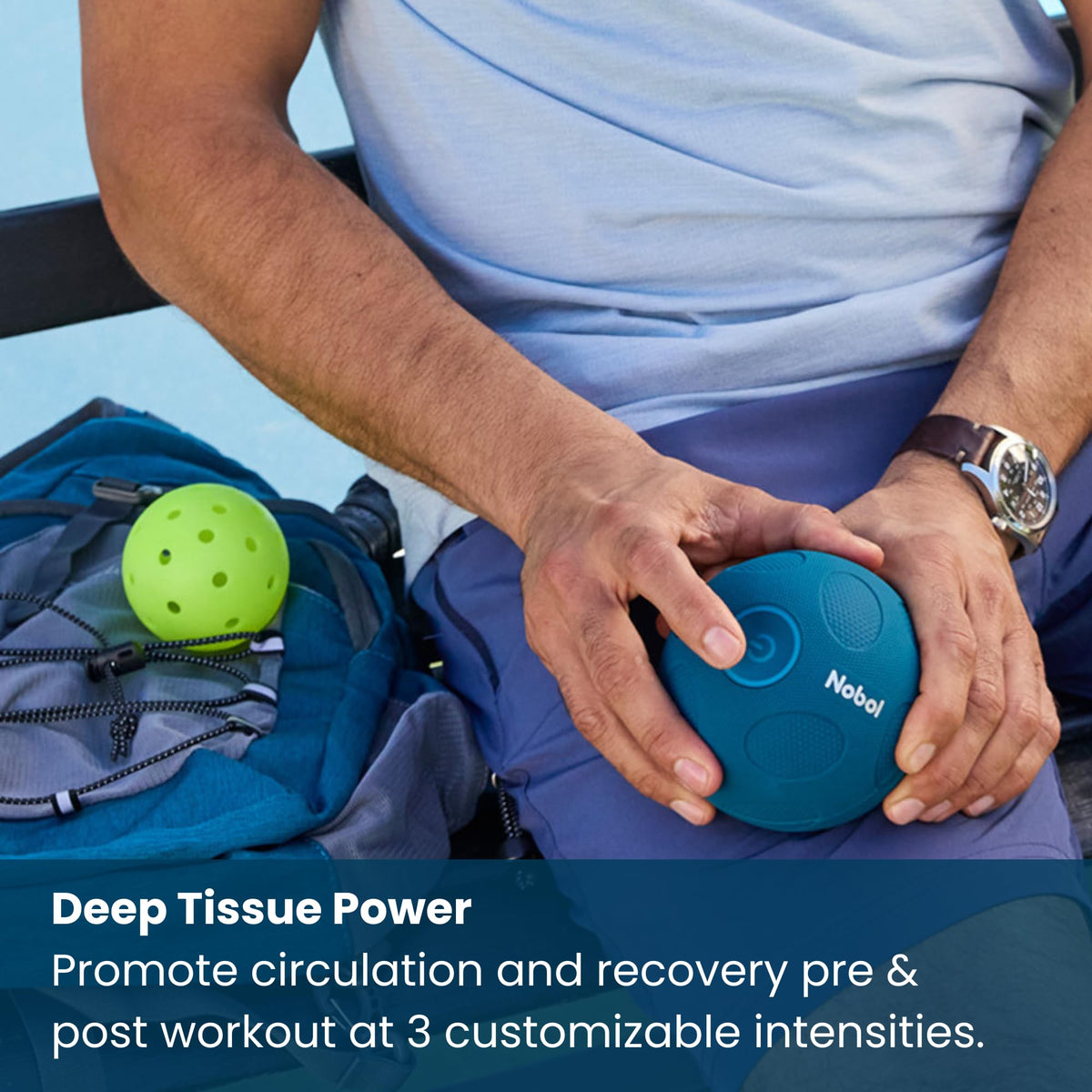 Muscle Recovery Kit with Vibration Massage Ball & Belt Accessory