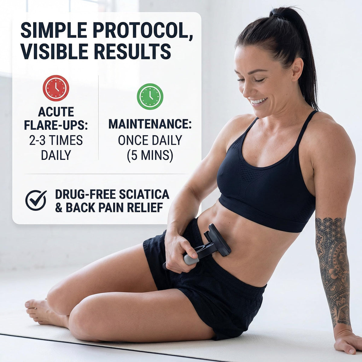 Hip Release Massage Tool for Psoas & Iliacus Muscle Recovery